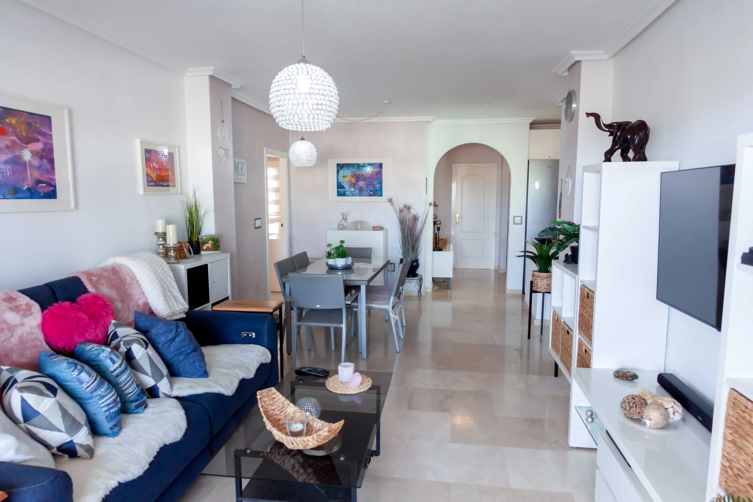Wohnzimmer der Casa Michi